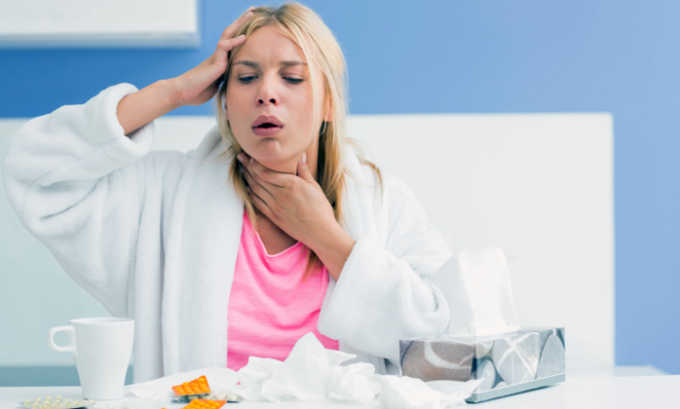 Дополнительным симптомом при ветрянке в горле является кашель