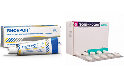 Чтобы вылечить инфекционные заболевания, врачи нередко назначают Гроприносин и Виферон