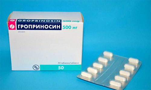 Гроприносин назначается при вирусных инфекциях у пациентов с ослабленным иммунитетом