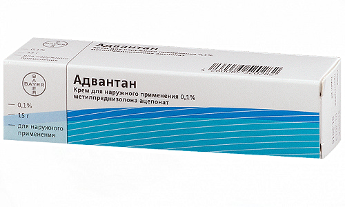 Адвантан используют при аллергическом и контактном дерматите